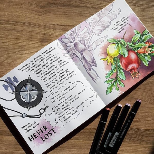 Идеи для рисунков маркерами