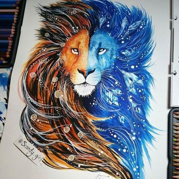 Живопись маркерами