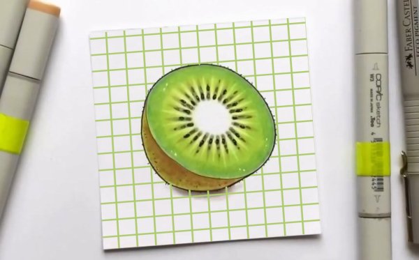 Уроки рисования маркерами