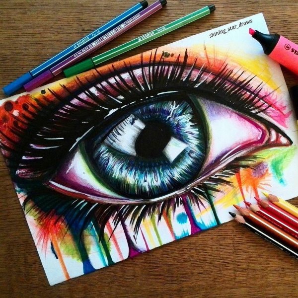 Рисунки фломастерами