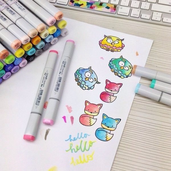 Копик маркерами Lighane Драконий глаз