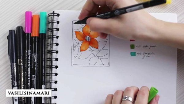 Рисунки лёгкие и красивые цветные