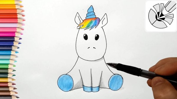 Рисунки фломастерами легкие