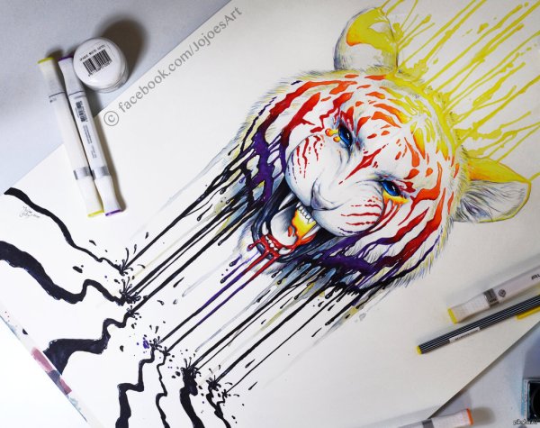 Рисунки фломастерами