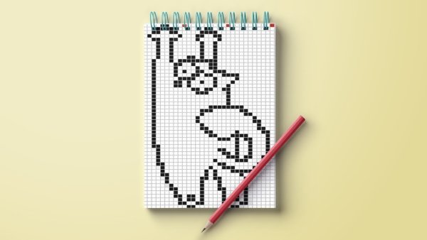 Рисунки по клеточкам лёгкие