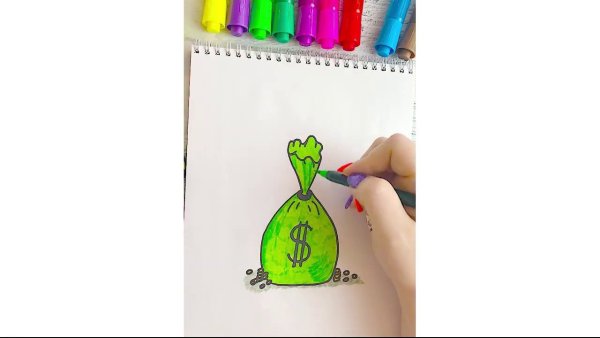 Рисунки для срисовки фломастерами