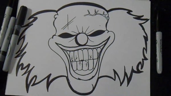 Рисунки для срисовки лёгкие фломастером