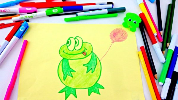 Рисование маркерами для детей