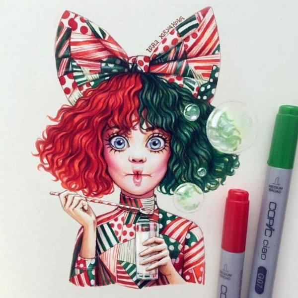 Живопись маркерами