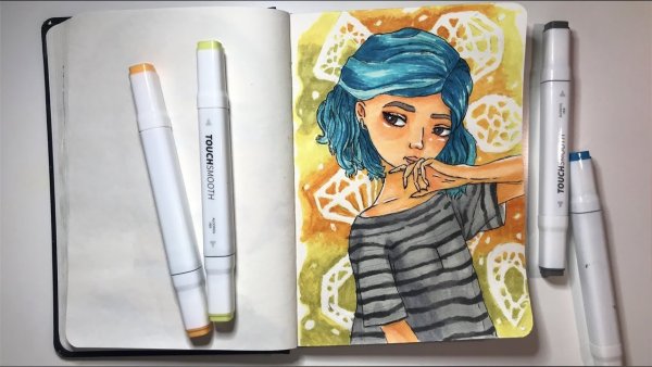 Художница Лера Кирьякова