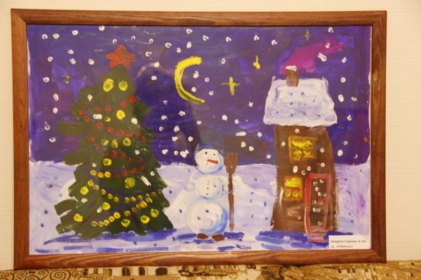 Рисование елочного шара красками