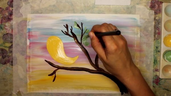 Рисование для детей красками