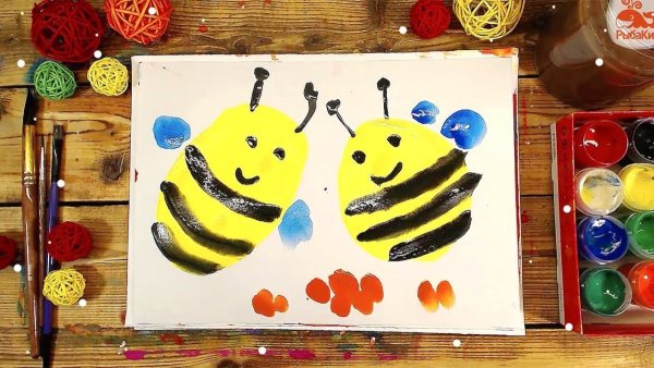 Рисунки гуашью