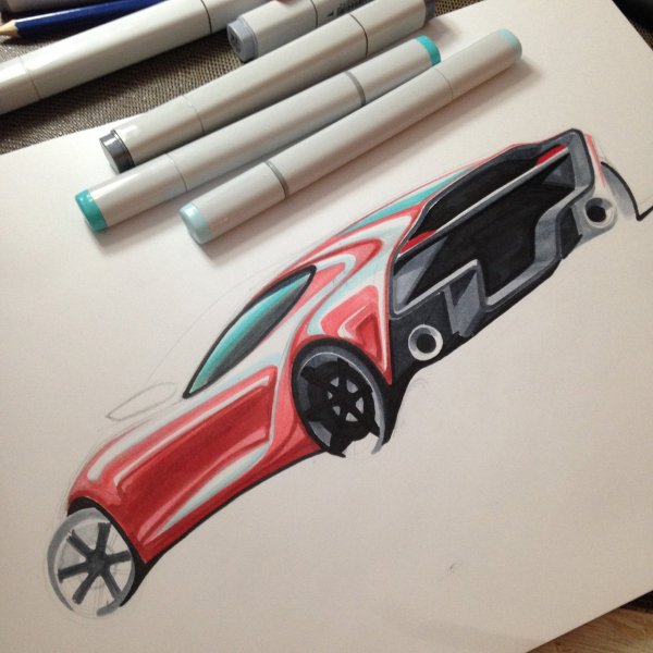 Машина маркерами