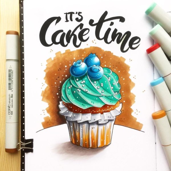 Фрукты для скетчбука