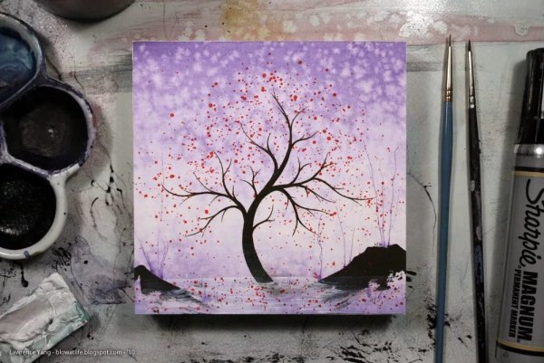 Рисунки гуашью для начинающих