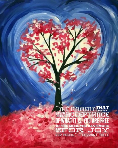 Правополушарное рисование сказочное дерево