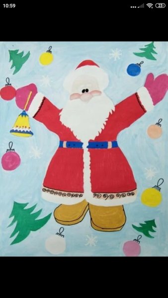 Новогоднее рисование с детьми