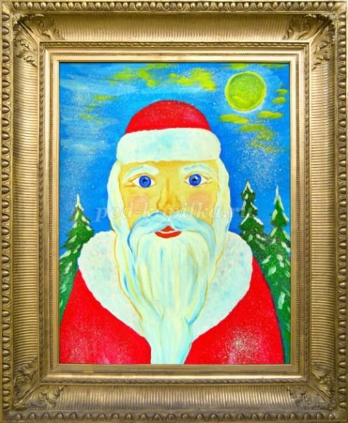 Рисование Деда Мороза