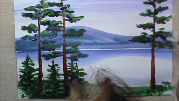 Венета Дочева акварель мастер класс