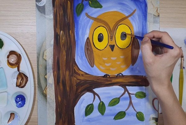 Рисование для детей красками