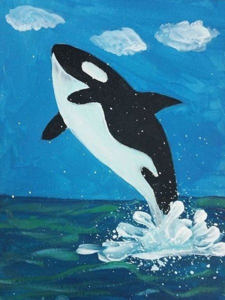 Рисование красками легко