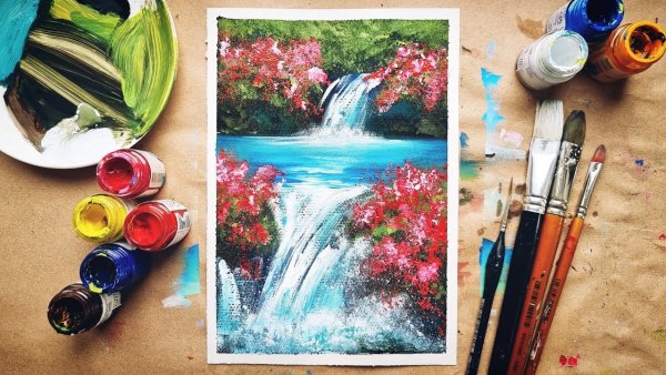 Рисование акварелью пошагово для детей