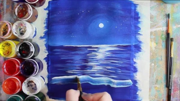 Рисование гуашью