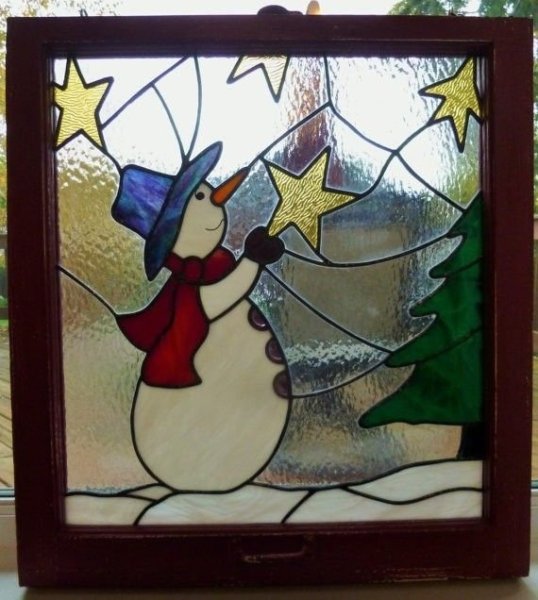 Новогодняя роспись окон