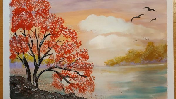 Рисование красками для малышей