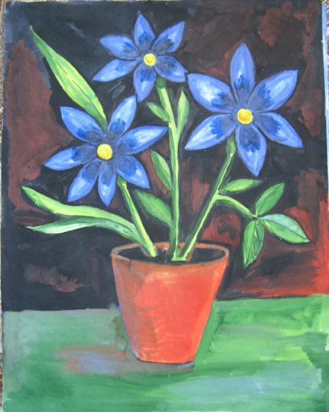 Рисование для начинающих цветов акварелью