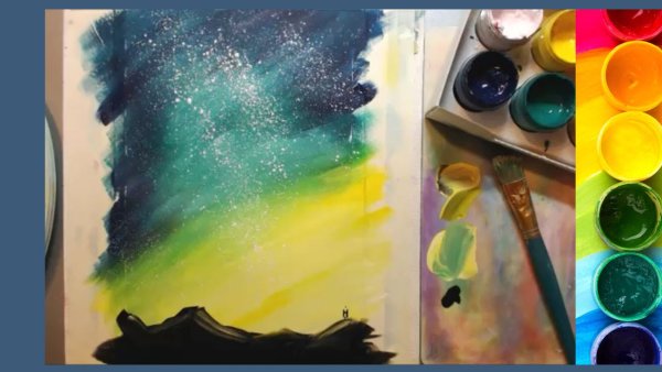 Рисунки для срисовки красками лёгкие для начинающих