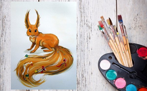 Идеи для рисования гуашью