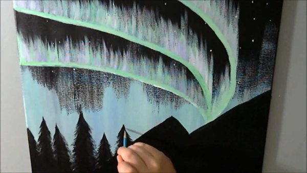 Рисунки красками