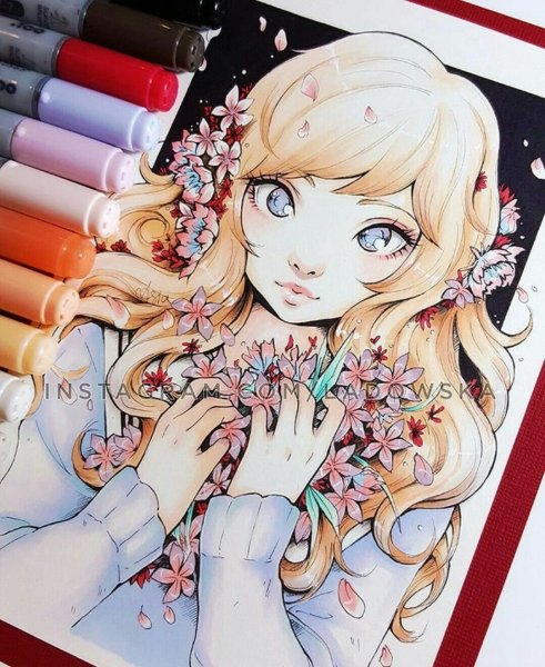 Аниме маркерами