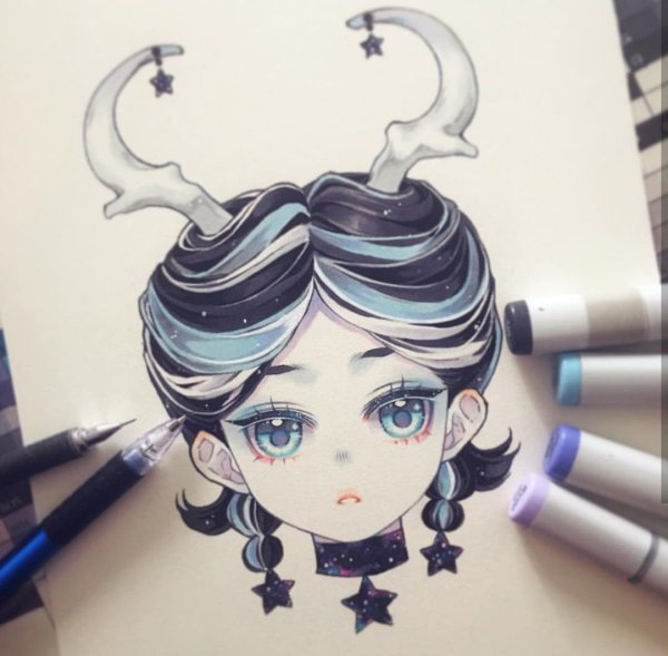 Красивые рисунки фломастерами