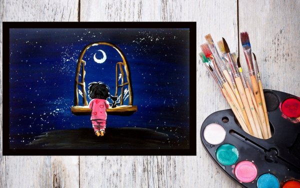 Кошки в Городецкой росписи