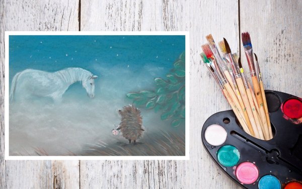 Рисунки акрилом