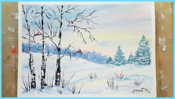 Рисованиекраскаими для детей