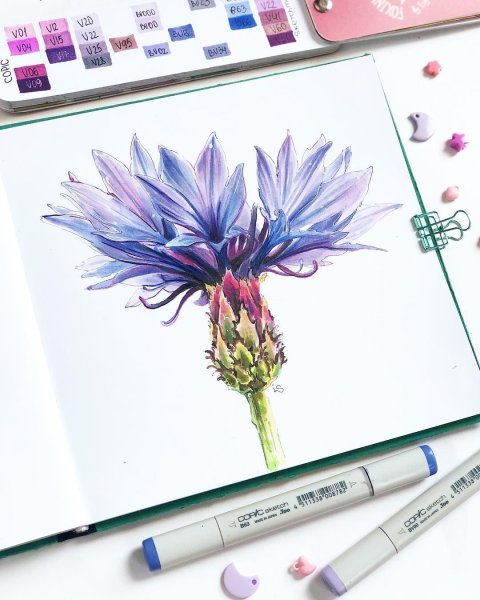 Маркер «цветок»