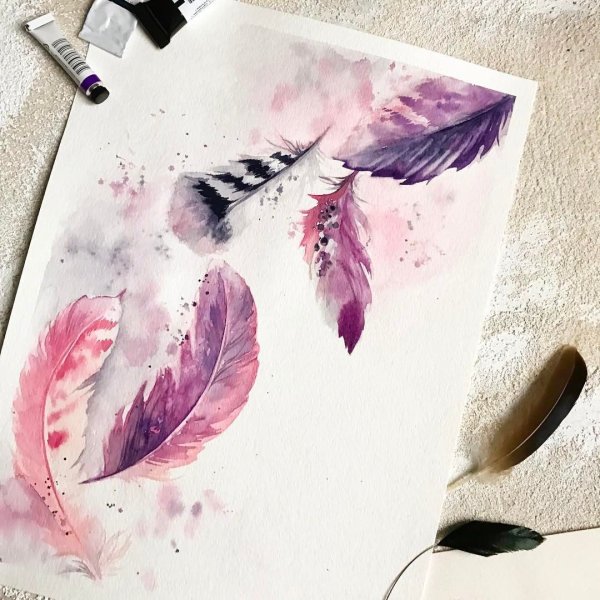 Рисунки акварелью Эстетика