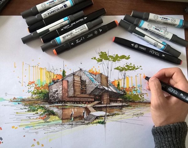 Идеи для рисования пейзажей