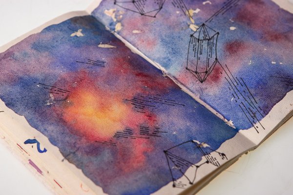 Маленькие рисунки акварелью