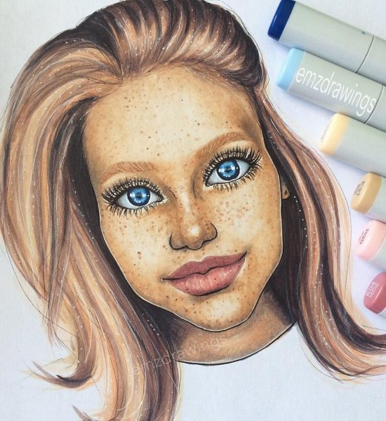 Рисунки фломастерами