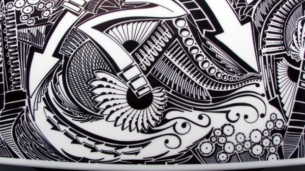 Скетчинг маркерами город