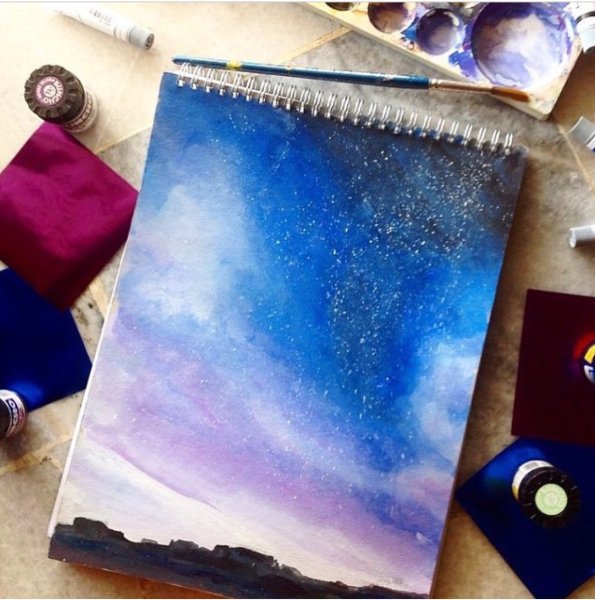 Таня Самошкина акварель