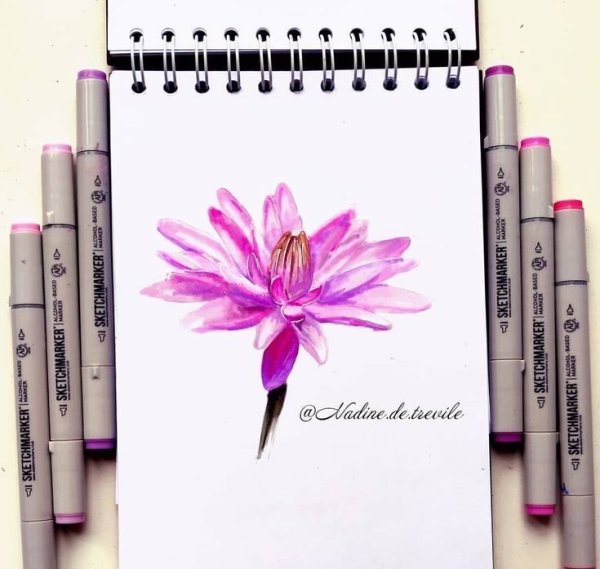 Простые рисунки фломастерами