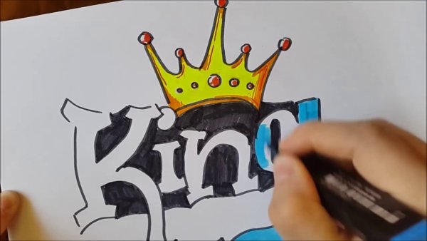 Крутые рисунки маркером на бумаге