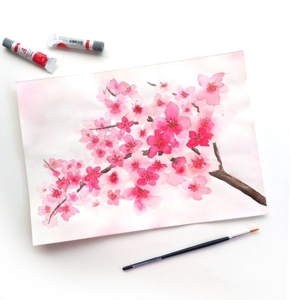 Монотипия Сакура