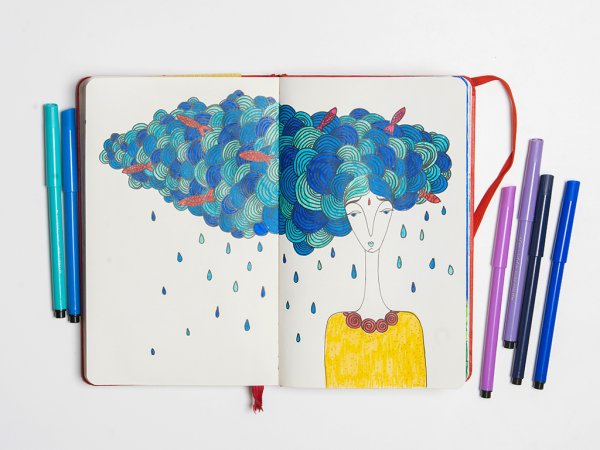 Украшения для скетчбука